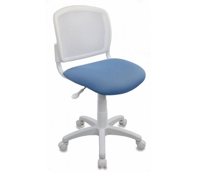 Кресло детское Бюрократ CH-W296NX белый TW-15 сиденье голубой 26-24 сетка/ткань крестовина пластик пластик белый
