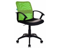 Кресло Бюрократ CH-590 салатовый сиденье черный искусст.кожа/сетка крестовина пластик