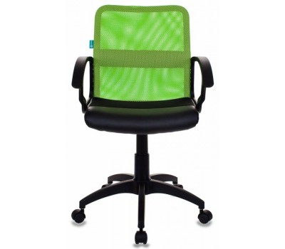 Кресло Бюрократ CH-590 салатовый сиденье черный искусст.кожа/сетка крестовина пластик