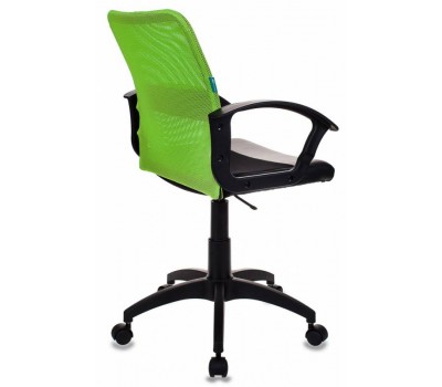 Кресло Бюрократ CH-590 салатовый сиденье черный искусст.кожа/сетка крестовина пластик