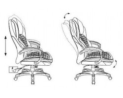 Кресло руководителя Бюрократ T-9917 черный рец.кожа/кожзам крестовина пластик пластик серебро-foto5