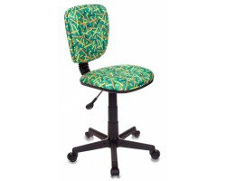 Кресло детское Бюрократ CH-204NX зеленый карандаши крестовина пластик