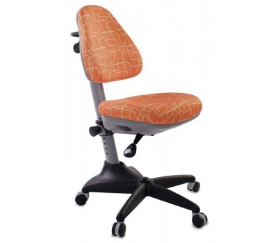 Кресло детское Бюрократ KD-2 оранжевый жираф крестовина пластик