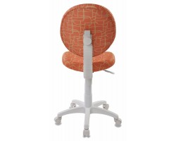 Кресло детское Бюрократ KD-W6 оранжевый жираф (пластик белый)-foto4