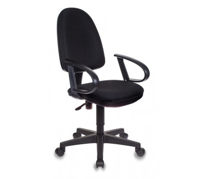 Кресло Бюрократ CH-300 черный крестовина пластик