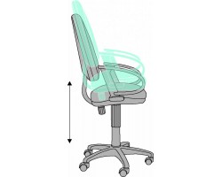 Кресло Бюрократ CH-300 синий JP-15-5 крестовина пластик-foto5