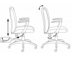 Кресло Бюрократ Ch-470AXSN черный 26-28 крестовина пластик-foto5