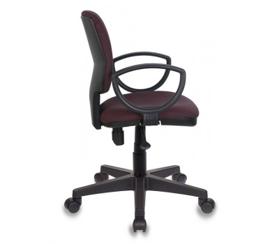 Кресло Бюрократ Ch-626AXSN бордовый ромбик черный V-02