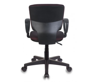 Кресло Бюрократ Ch-626AXSN бордовый ромбик черный V-02