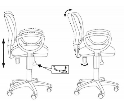 Кресло Бюрократ Ch-626AXSN бордовый ромбик черный V-02