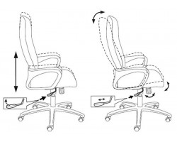 Кресло руководителя Бюрократ Ch-818AXSN черный сиденье черный 15-21-foto4
