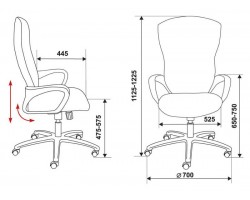 Кресло руководителя Бюрократ Ch-818AXSN черный сиденье черный 15-21-foto5