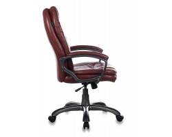 Кресло руководителя Бюрократ Ch-868AXSN коричневый искусственная кожа крестовина пластик пластик темно-серый-foto3