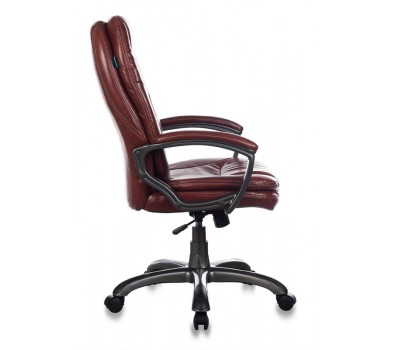 Кресло руководителя Бюрократ Ch-868AXSN коричневый искусственная кожа крестовина пластик пластик темно-серый