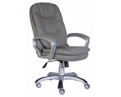 Кресло руководителя Бюрократ Ch-868AXSN серый искусственная кожа крестовина пластик пластик серебро