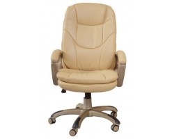 Кресло руководителя Бюрократ Ch-868AXSN бежевый эко.кожа крестовина пластик пластик золото-foto2