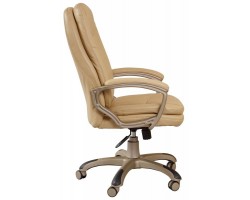 Кресло руководителя Бюрократ Ch-868AXSN бежевый эко.кожа крестовина пластик пластик золото-foto3