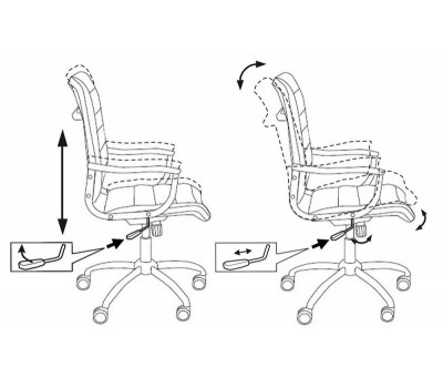 Кресло руководителя Бюрократ Ch-994 слоновая кость искусственная кожа крестовина металл хром