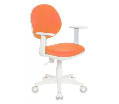 Кресло детское Бюрократ Ch-W356AXSN оранжевый 15-75 крестовина пластик пластик белый