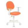 Кресло детское Бюрократ Ch-W356AXSN оранжевый 15-75 крестовина пластик пластик белый