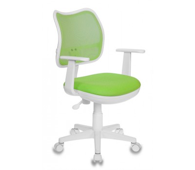 Кресло детское Бюрократ Ch-W797 салатовый TW-03A сиденье салатовый TW-18 сетка/ткань крестовина пластик пластик белый