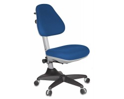 Кресло детское Бюрократ KD-2 синий TW-10 крестовина пластик