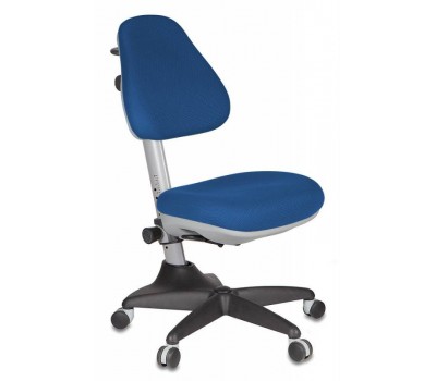 Кресло детское Бюрократ KD-2 синий TW-10 крестовина пластик