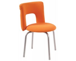 Стул Бюрократ KF-1 вращающийся оранжевый 26-29-1