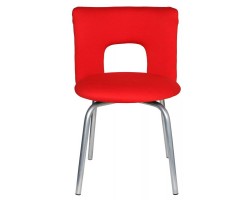 Стул Бюрократ KF-1 вращающийся красный 26-22-foto2