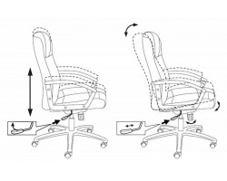 Кресло руководителя Бюрократ T-9906AXSN черный кожа-foto5