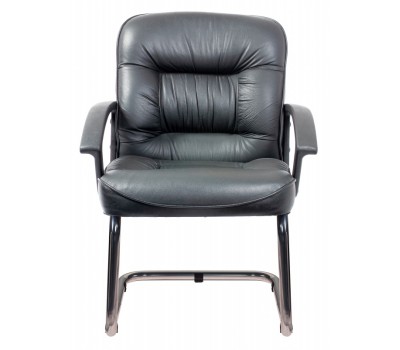 Кресло Бюрократ T-9908AXSN-Low-V низкая спинка черный кожа