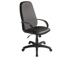 Кресло руководителя Бюрократ CH-808AXSN черный Or-16 эко.кожа крестовина пластик