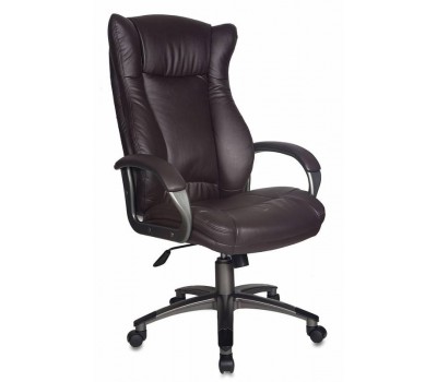 Кресло руководителя Бюрократ CH-879 темно-коричневый искусственная кожа крестовина пластик пластик темно-серый