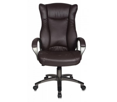 Кресло руководителя Бюрократ CH-879 темно-коричневый искусственная кожа крестовина пластик пластик темно-серый