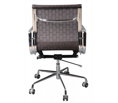 Кресло руководителя Бюрократ CH-996-Low низкая спинка коричневый сетка крестовина алюминий