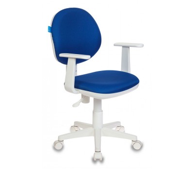 Кресло детское Бюрократ CH-W356AXSN темно-синий 15-10 крестовина пластик пластик белый