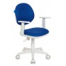 Кресло детское Бюрократ CH-W356AXSN темно-синий 15-10 крестовина пластик пластик белый