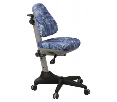 Кресло детское Бюрократ KD-2 синий джинса 50-31 крестовина пластик