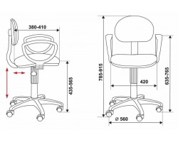 Кресло Бюрократ CH-213AXN темно-синий 15-10-foto6