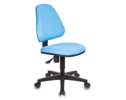 Кресло детское Бюрократ KD-4 голубой TW-55 крестовина пластик