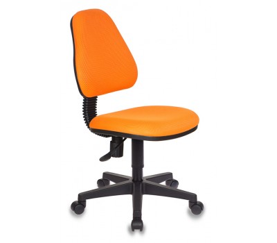 Кресло детское Бюрократ KD-4 оранжевый TW-96-1 крестовина пластик