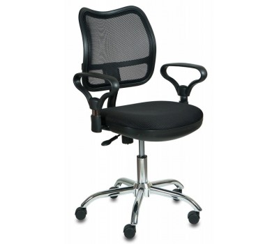 Кресло Бюрократ CH-799SL черный сиденье черный TW-11 сетка/ткань крестовина металл хром