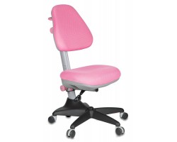 Кресло детское Бюрократ KD-2 розовый TW-13A крестовина пластик