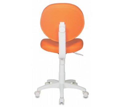 Кресло детское Бюрократ KD-W6 оранжевый TW-96-1 (пластик белый)