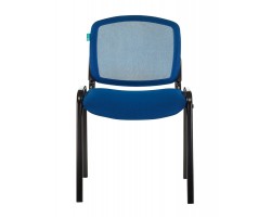 Стул Бюрократ Вики синий TW-05 TW-10 сетка/ткань на ножках металл черный-foto2