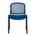 Стул Бюрократ Вики синий TW-05 TW-10 сетка/ткань на ножках металл черный