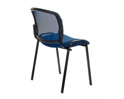Стул Бюрократ Вики синий TW-05 TW-10 сетка/ткань на ножках металл черный-foto4
