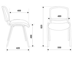 Стул Бюрократ Вики синий TW-05 TW-10 сетка/ткань на ножках металл черный-foto6