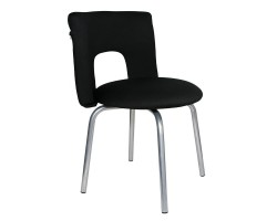 Стул Бюрократ KF-1 вращающийся черный 26-28