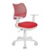 Кресло детское Бюрократ CH-W797 спинка сетка красный сиденье красный TW-97N сетка/ткань (пластик белый)
